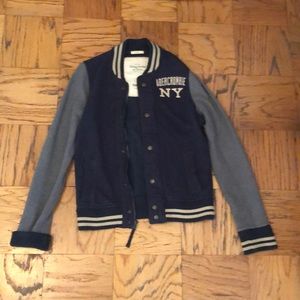 Abercrombie varsity cardigan